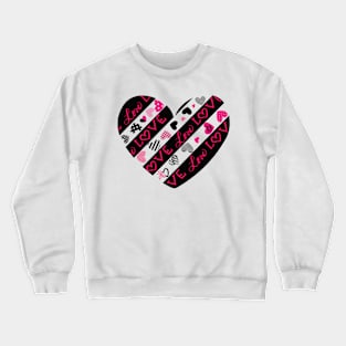 valentines day by chakibium Crewneck Sweatshirt